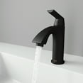 thumbnail image 2 of VIGO Penela Single Handle Single-Hole Bathroom Faucet in Matte Black, 2 of 9