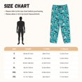 thumbnail image 3 of Balery Penguins On The Ice In The Sea Pantalones de pijama para mujer, pijamas ultraligeros, pantalones de estar por casa-Small, 3 of 6