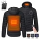 thumbnail image 3 of NWE-chaquetas calefactoras impermeables para hombre, abrigo con termostato inteligente, Color puro, con capucha, invierno, 2021, 3 of 4