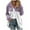 Purple-B, variant on Womens 2024 Winter Fuzzy Fleece Jacket Color Block Patchwork Coats Sherpa Oversized Shearling Trendy Jackets Plush Warm Outerwear with Pockets