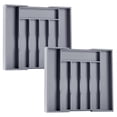 thumbnail image 1 of Organizador de cajones para cubiertos de bambú expandible Caddy Bellsal, 1 of 7