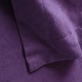 thumbnail image 5 of BNM Flannel Cotton Solid Duvet Set, Full/Queen, Purple, 5 of 9