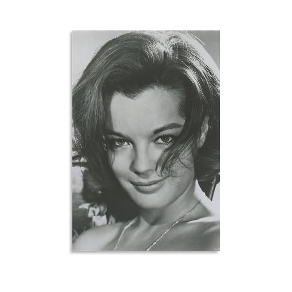 Actresses from Vienna Romy Schneider Sexy Celebrity Poster Picture Print Wall Art Poster Painting Canvas Posters Artworks Gift Room Aesthetic 20x30inch(50x75cm)