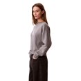 thumbnail image 4 of Sudadera Calvin Klein para Mujer con Monograma y Cuello Redondo, 4 of 5
