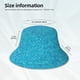 thumbnail image 3 of Balery Blue Glitter Sombreros para el sol para hombre y mujer, sombrero de pescador con UPF 50+, 3 of 6
