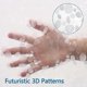 thumbnail image 2 of Shower Curtain Transparent,Mould Proof Resistant Waterproof,EVA Weighted Hem(3 Magnets) Andstainless 12 Hooks,thickness 13mm,71 x 71 Inch,Cobblestone, 2 of 4