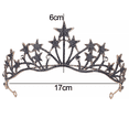 thumbnail image 2 of Diadema de estrella con corona, diadema de cristal con diamantes de imitación, joyería para el cabello, novia, princesa, cumpleaños, boda, 2 of 5