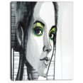 thumbnail image 2 of Design Art - Black Illustrated Girl, 2 of 3