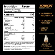 IsoPept Hydrolyzed Whey Protein Powder by EHPlabs - 100% Whey Protein Isolate & Hydrolysate, 27g of Protein, Non-GMO, Gluten Free, Fast Absorbing, Easy Digesting, 27 Serves (Vanilla Ice-Cream)