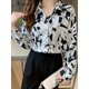 thumbnail image 3 of Spring Summer Chiffon Women's Blouses Vintage Fashion White, 3 of 4