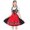 A-Black, variant on Elegant Bavarian Theme For Stage Performance Embroidered Beer Festival Dress By Oktoberfest With Traditional Styling And Flowy