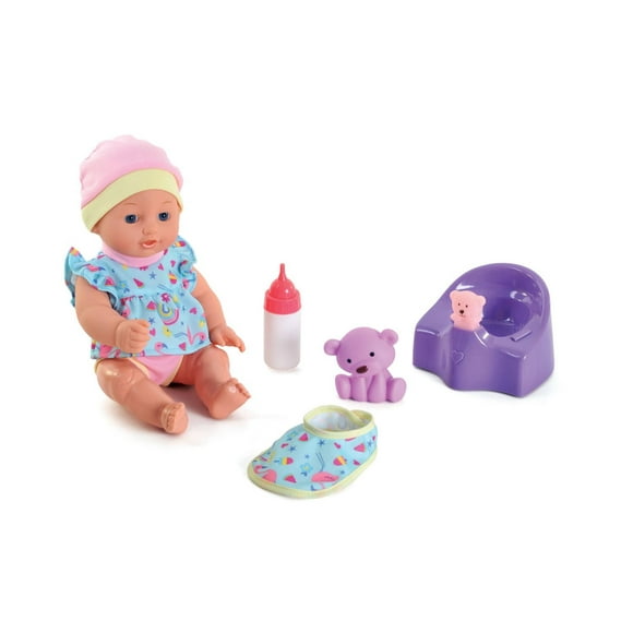 Baby doll with musical potty