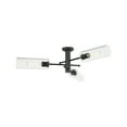 thumbnail image 2 of Innovations Lighting  Crown Point - 3 Light 12" Flush Mount Clear/Matte Black, 2 of 5