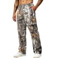 thumbnail image 2 of GrmtClth Men's Hunting Camo Baggy Track Pants Stretch Elastic Waist With Drawstring Multi Pocket Fashion Street Style Casual Bottoms Earthy Yellow 3XL, 2 of 8
