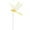Yellow, variant on Diceymbol 10Pcs Dragonfly Decoration Stakes Dragonfly Wall Decoration Garden Dragonfly Artificial Ornaments for Indoor Outdoor Garden Birthday Wedding Party Decor