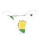 thumbnail image 1 of Gibobby Calzones de encaje para mujer Braguitas estampadas sexy para mujer todos los días(Amarillo,G), 1 of 4