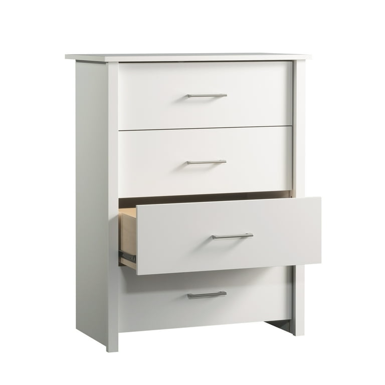 Mainstays Hillside 4 Drawer Dresser White Finish