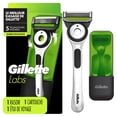 thumbnail image 2 of GilletteLabs with Exfoliating Bar Sharp White Edition Shaving Razor for Men, 1 Handle, 1 Razor Blade Refill, 1 Travel Case, 2 of 16