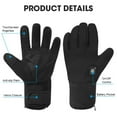 thumbnail image 6 of Savior Heat Full Finnger Winter Skiing Gloves Electric Heated Glove for Men Women Rechargeable Battery Waterproof Hand Warmer Winter Cycling Riding, 6 of 10