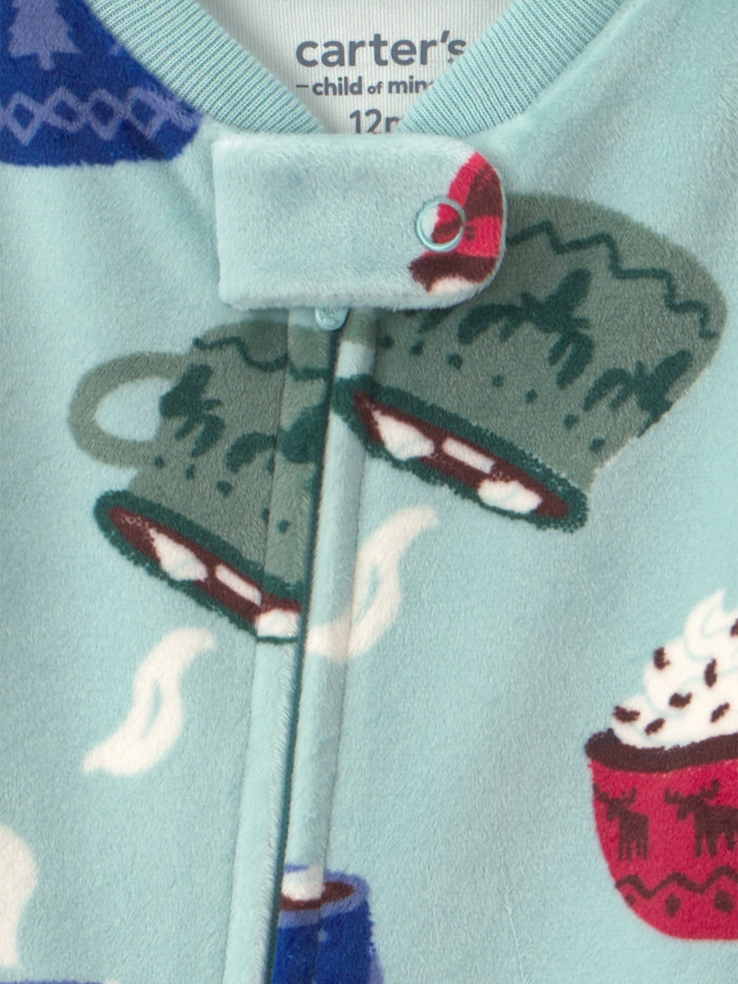 Carter's Child of Mine Baby and Toddler Cozy Pajama, 2-Pack, One-Piece, Sizes 12M-5T