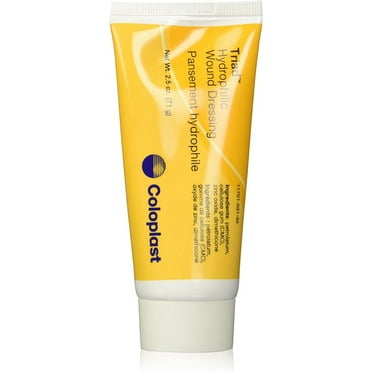 Coloplast Triad Hydrophilic Wound Dressing Paste 2.5 Oz | Bed Sores Treatment | Burn Ointment | Healing Cream for Wounds | Active Skin Repair | Burn Gel | Liquid Bandaid | Wound Care | Liquid Bandage