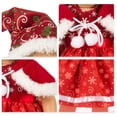thumbnail image 4 of Set de atuendo rojo navideño TianBo de 18 pulgadas para muñecas, 4 of 7