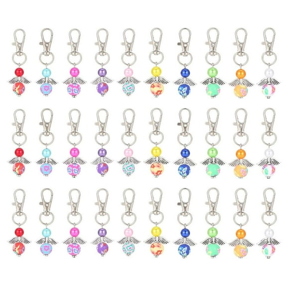 YIEMEEN 30pcs Angel Keychain Metal Hanging Charm Party Decoration Supplies for DIY Keychain Hanging Pendant Ornament Gift