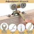 thumbnail image 4 of 4Pcs Pivot Adjustment Wrench for Sliding Door Hanger, Adjustment Pocket Wrench for Closet Door, 3/8, 4 of 4