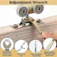 thumbnail image 4 of 4Pcs Sliding & Closet Door Pivot Adjustment Tool, 3/8 Inch Open Wrench with Hanger Pocket Wrench Kit, 4 of 5
