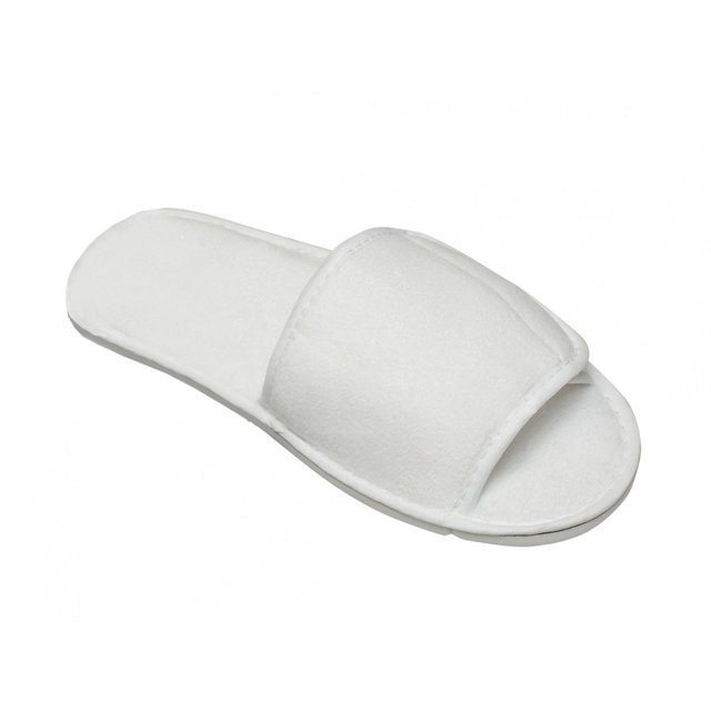 Towel City Pantoufles à Bout Ouvert pour Adultes