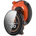 thumbnail image 2 of XiHAMA Hard PC Case with Tempered Glass Screen Protector Compatible with SUUNTO RUN 48.4mm, Black, 2 of 8