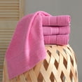 thumbnail image 3 of REGAL RUBY Quick-Dry 4 Pieces Pink Hand Towels Highly Absorbent 100% Turkish Cotton - Perfect Lightweight Towel for Bathroom, Kitchen, Guests, Pool, Gym, Camp, Travel, College Dorm, Shower, 3 of 5