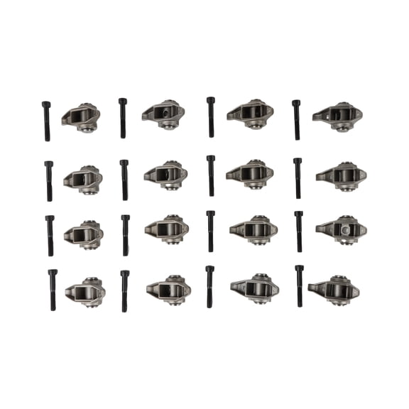 HIRINTOL 1Set LS1 Rocker Arms with Upgraded Trunion Kit for 4.8 5.3 5.7 6.0 LS2 LS6