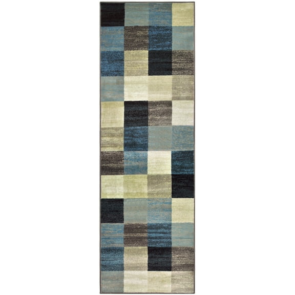 Superior Rockaway Indoor Area Rug, 2' 7" x 8', Majolica Blue