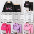 thumbnail image 3 of Gubotare Girl Clothes Winter Toddler Girl Clothes Little Girls Kids 2pcs Outfits Hoodie Leggings 5T 6T (Pink,5-6 Years), 3 of 7
