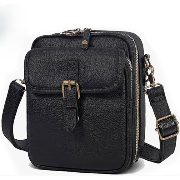 Crossbody Leather Purse for Women, Multi-Slot Large Capacity Crossbody Bag with Stylish Design