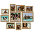 thumbnail image 6 of Americanflaf 10 Pack Picture Frame with Shatter-Resistant Glass 8x10, 5x7, 4x6 Gallery Wall Signature - Dark Oak, 6 of 6