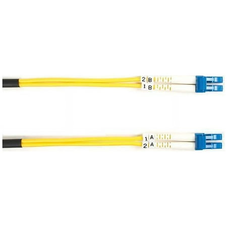 UPC: 0822088064466 | Black Box FOSM-001M-LCLC 3.28 ft. Yellow Single-Mode Value Line Patch Cable
