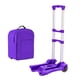 thumbnail image 1 of Carro utilitario de mano duradero con caja de equipaje, capacidad de carga de 35 kg, carro de equipaje, carro de mano, carro de compras, equipaje Púrpura, 1 of 9