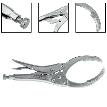 

GLFSIL Universal Oil Filter Pliers Wrench Adjustable 50-110mm Car Removal Holding Tool