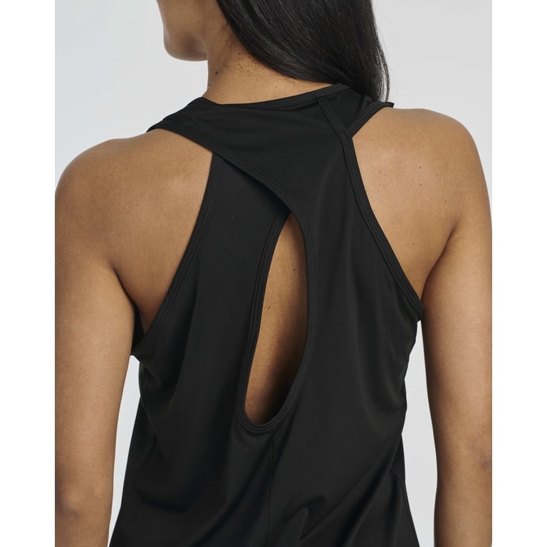 トップス BACK OPEN AMERICAN SLEEVES RIB TANK AnotherChill Women's Ribbed Crop Tank Tops Scoop Neck High Back