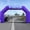 Purple, variant on 20Ft Inflatable Arch Inflatable Start Finish Line Arch with Blower,Outdoor Inflatable Archway for Party,5K Race,Advertising Commerce,School Sport Yellow