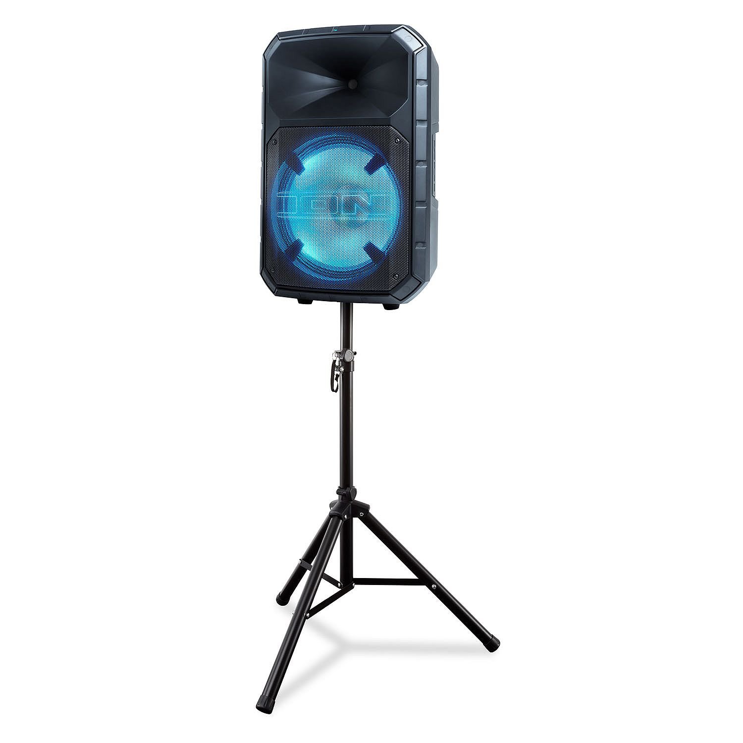 iON Audio Total PA Max Bi-Amplified Wireless Bluetooth Speaker for PA System, Two Mic Inputs