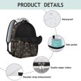thumbnail image 4 of "Sunflower Themed College Backpack - Trendy Wildflower Print School Bag for Women with Water-Resistant Coating, Large Main Compartment & Laptop Sleeve (Fits 15.6 Inch), Comfortable Daily Carry", 4 of 6