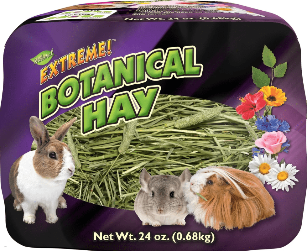 (4 pack) Extreme! Natural Botanical Hay Small Animal Food 24 oz