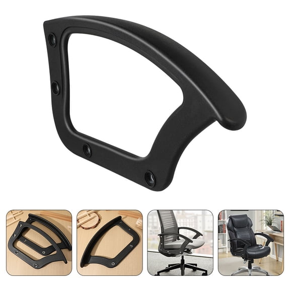AURARMLET 4-Pack Black Plastic Gaming Chair Accessories Replacement Parts and Comfortable