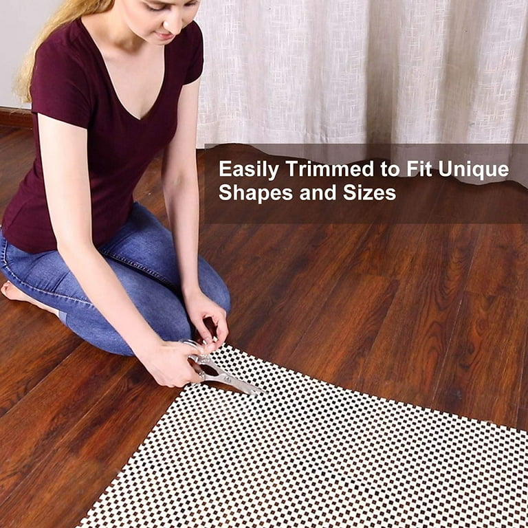 Grip-It Super Cushioned Non-Slip Rug Pad for Area Rugs and Runner Rugs, Rug  Gripper for Hardwood Floors 3' x 5