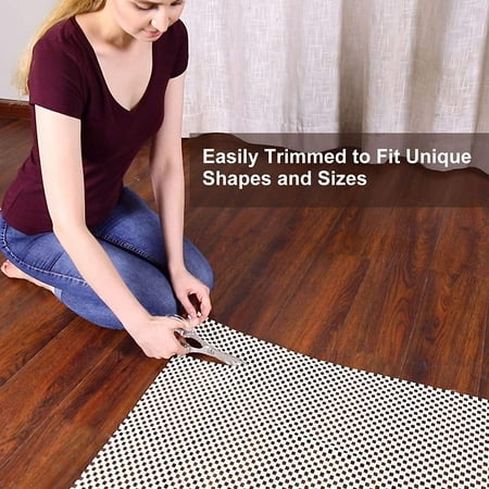 Non Slip Rug Pad Gripper 2 X 8 Feet, Best Way To Stop A Rug Slipping On Laminate Flooring
