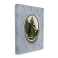 thumbnail image 3 of Vintage Woodland Tree View Border Landscape Graphic Art Gallery Wrapped Canvas Print Wall Art, 3 of 7