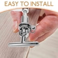 thumbnail image 4 of BRIGHTFUFU Boat Compartment Latch Zinc Alloy T Shape Lock Latch 1 Pcs, 4 of 8